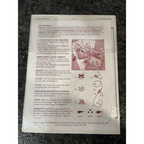 Lot of 4 Vtg Iron-On Transfers + 7-Pk Blank Inkjet Iron-On Print&Transfer Paper - Picture 3 of 11